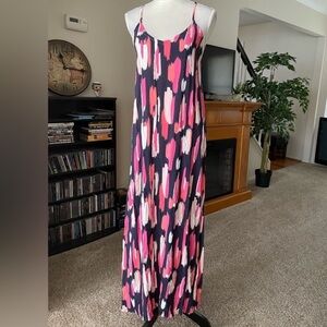 Colorful Abstract Maxi Dress